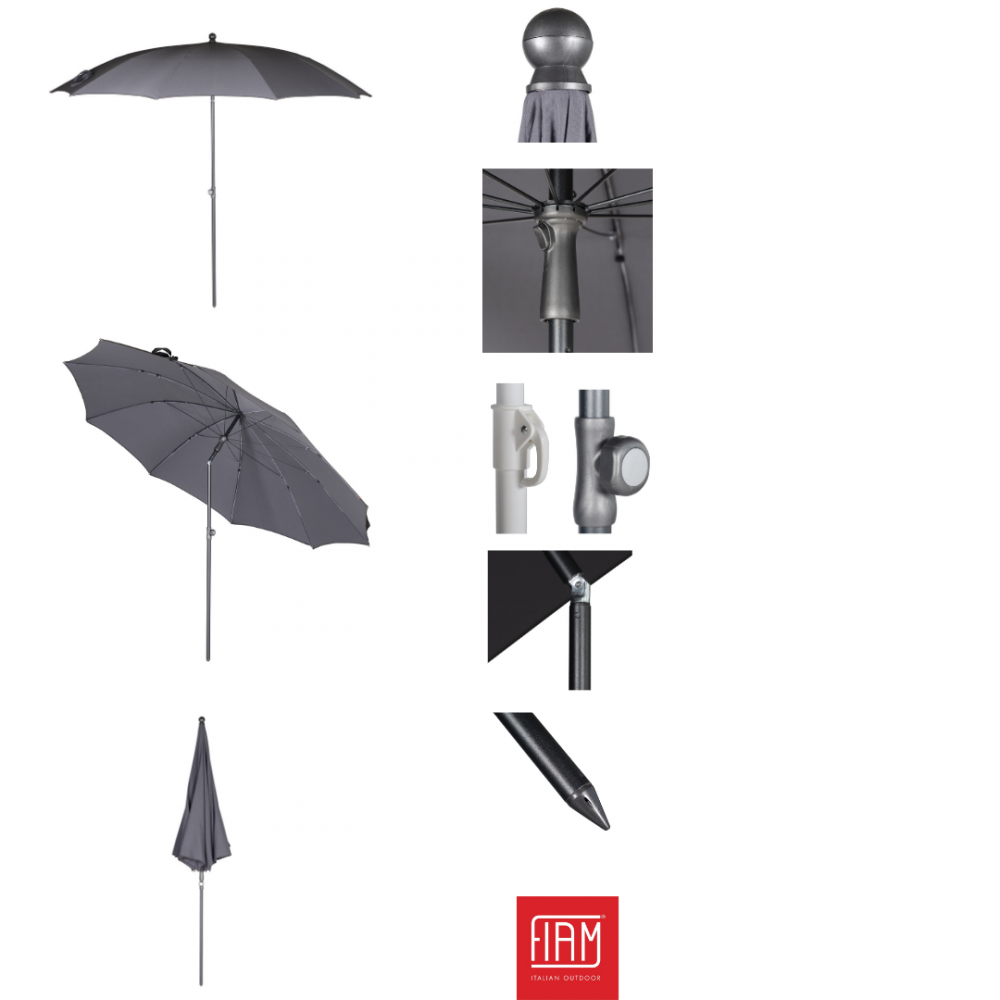 Ombrellone esterno da spiaggia fiam